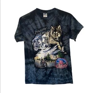 Motorcycle Wolf Tee